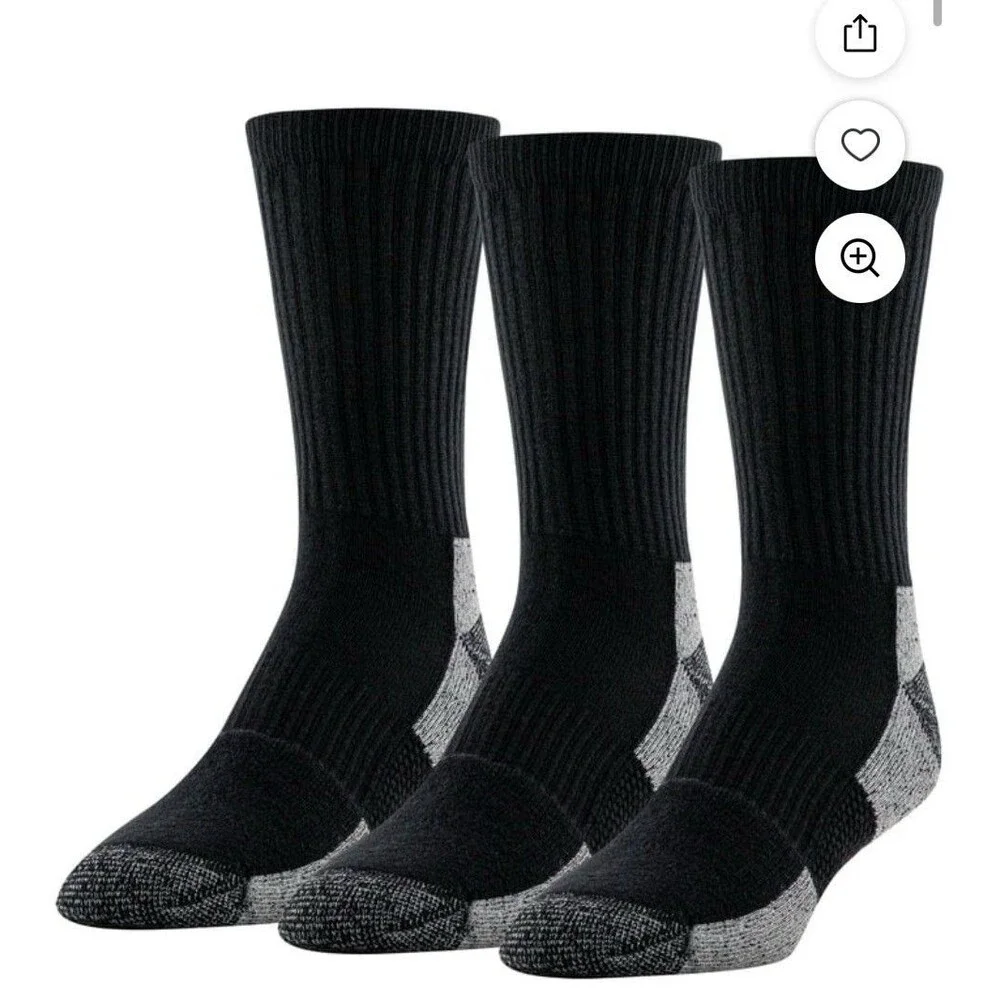 Gildan Men’s Ultra Cotton Short Crew Socks Assorted 3pk Size 6-12